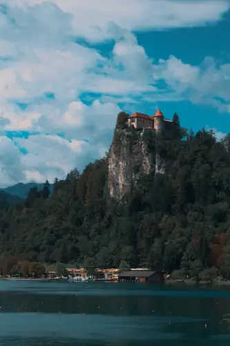 Alpine peaks above Bled